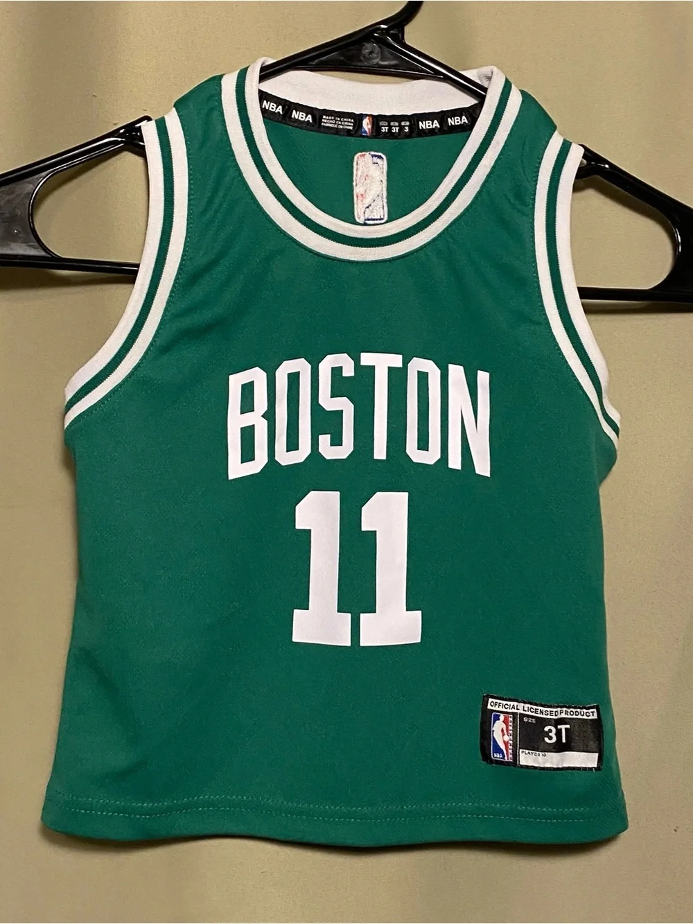 Kyrie Irving  #11 Boston Celtics Nike Toddler Icon Edition Kelly Green Jersey 3T